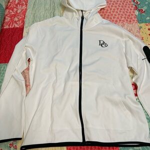 Draco Tech Track hooded Jacket White size XLarge